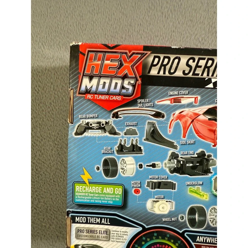 HEXBUG MODS RC Tuner‎ Car Pro Series Elite Raceway Customizable 150+ Pcs